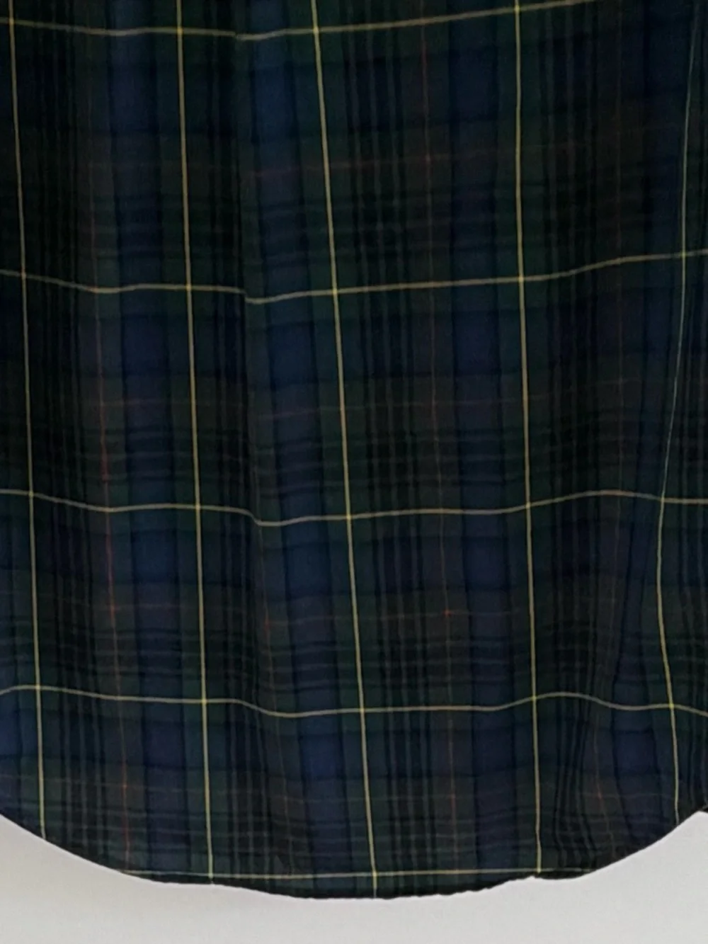 Ralph Lauren Boys L 14-16 Tartan Plaid Cotton Button Down Shirt Preppy Academia
